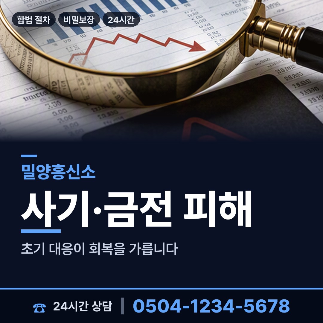 밀양 단장면 탐정 상담 안내